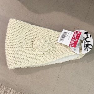 Cream Knit Headband